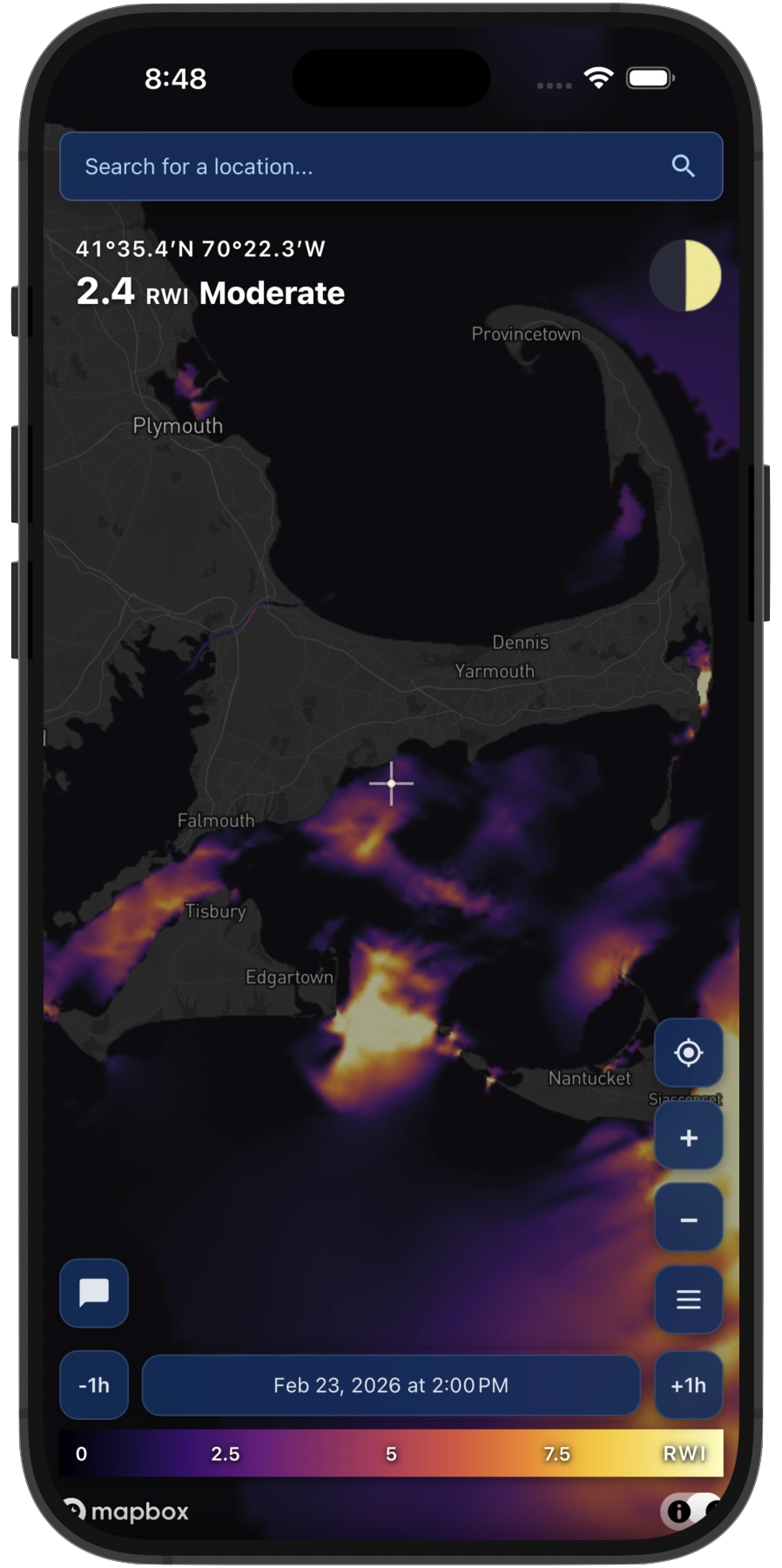 RWI product screenshot
